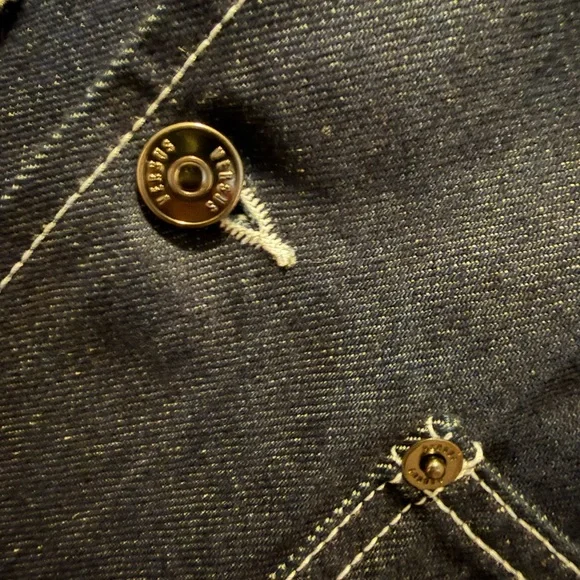 Versace versus Dark Blue Denim Jacket with Sleeve Logo - Picture 7 of 11
